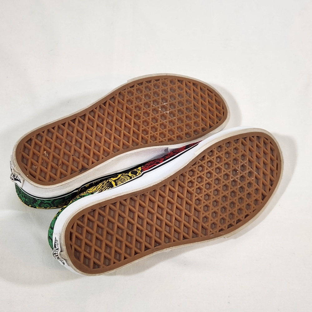 VANS Era Snake Python Rasta Skate Shoes - Picture 4 of 7